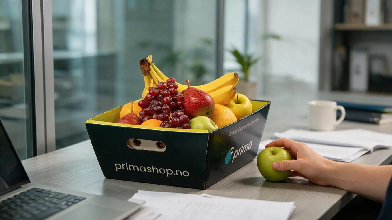 Fruktkurv 4 kg fra Prima